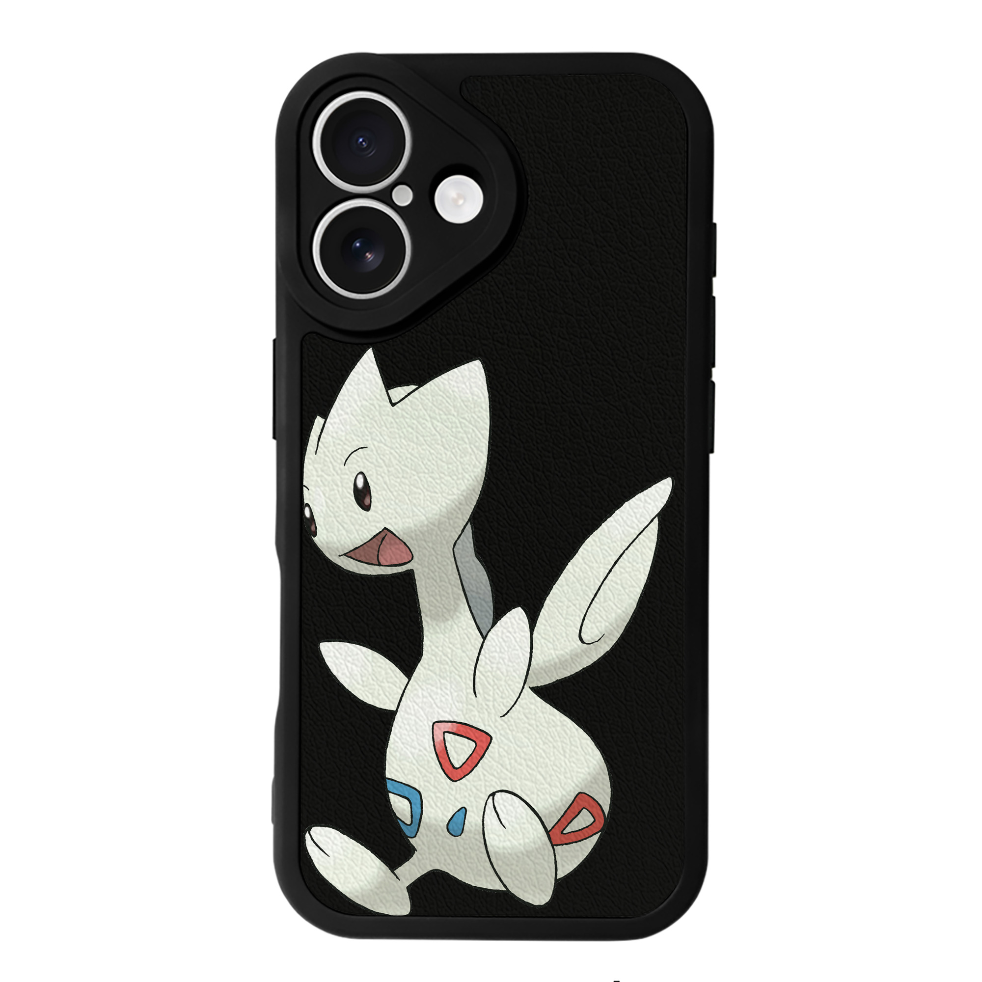 （画像用） ポケットモンスター Pokémon 【iPhone 16シリーズ対応】シリコンスマホケース（レザー調） 材質：シリコン